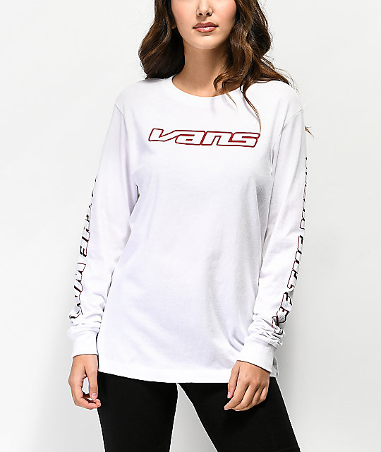 vans t shirt womens white