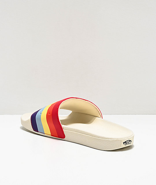 rainbow slide in vans