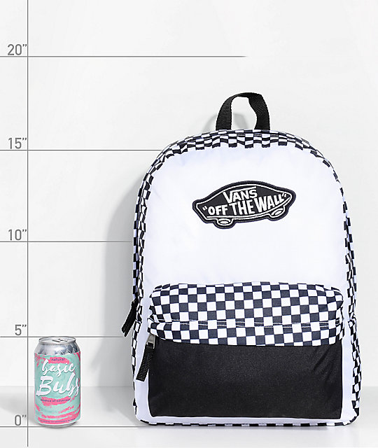 mochila cuadros vans