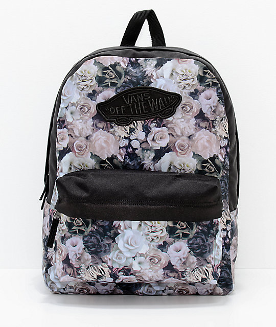 mochila vans realm negra