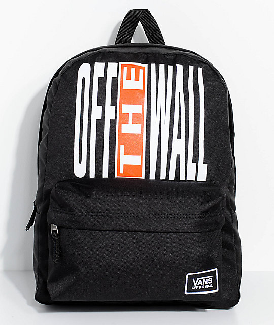 vans flame backpack