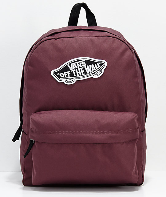 vans rucksack purple