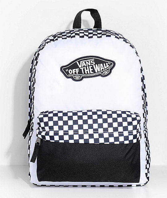 Vans Realm Checkered 22L Backpack | Zumiez.ca
