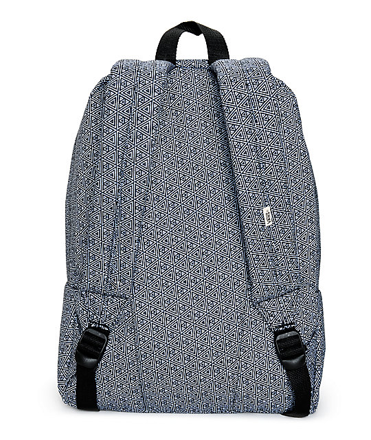 vans realm geo colorblock backpack