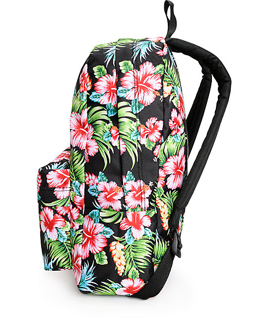 vans zaino realm backpack hawaiian black