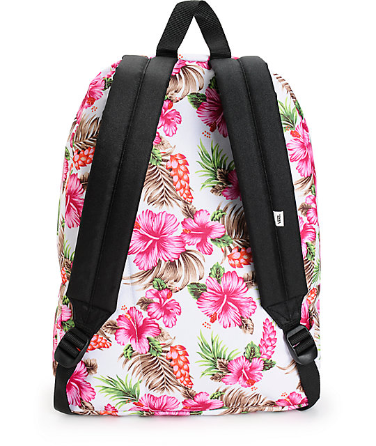 Vans Realm Hawaiian Natural Backpack | Zumiez