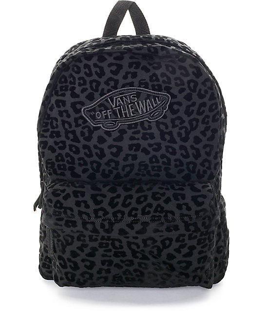 Vans Realm Leopard Flock Backpack | Zumiez