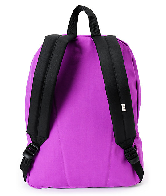 Vans Realm Neon Purple Backpack | Zumiez