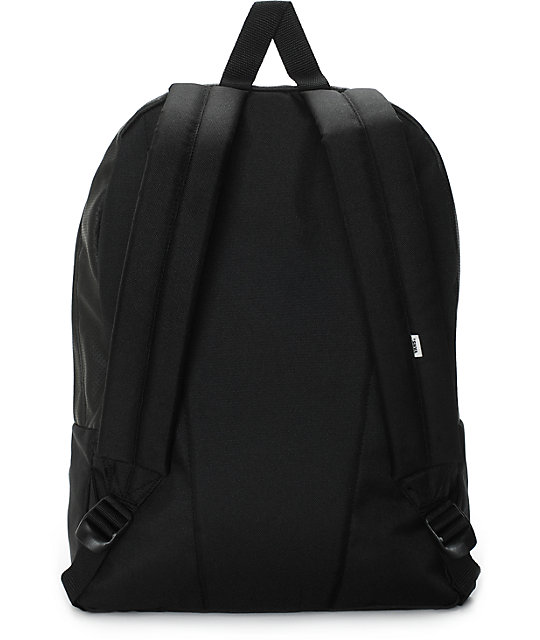 Vans Realm Perforated Leather Backpack | Zumiez