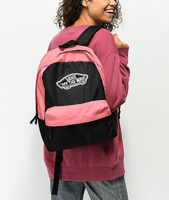 mochilas vans hombre rosas