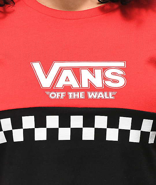 vans colorblock tee