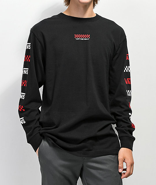 black vans long sleeve