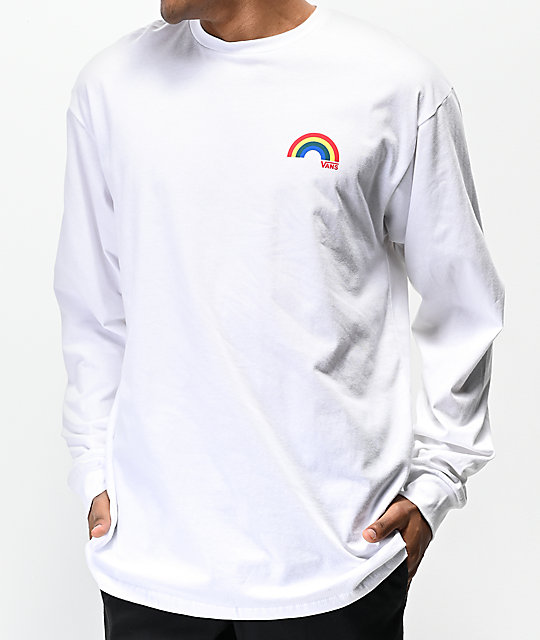 vans rainbow long sleeve