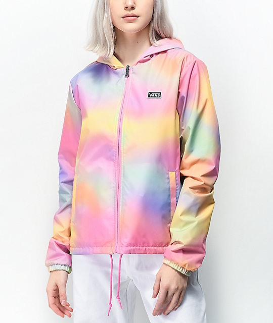 vans jacket pink