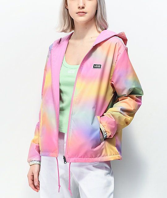 vans pink windbreaker