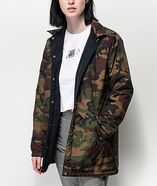 vans camouflage jacket