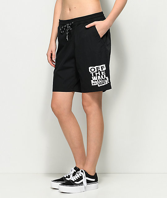 vans shorts Black