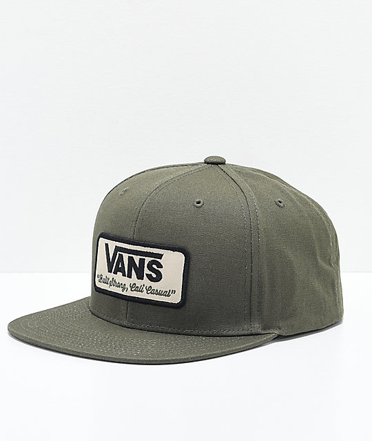 vans snapback mujer marron