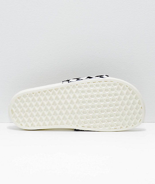 vans checker slides