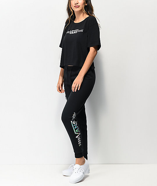 vans cropped pants