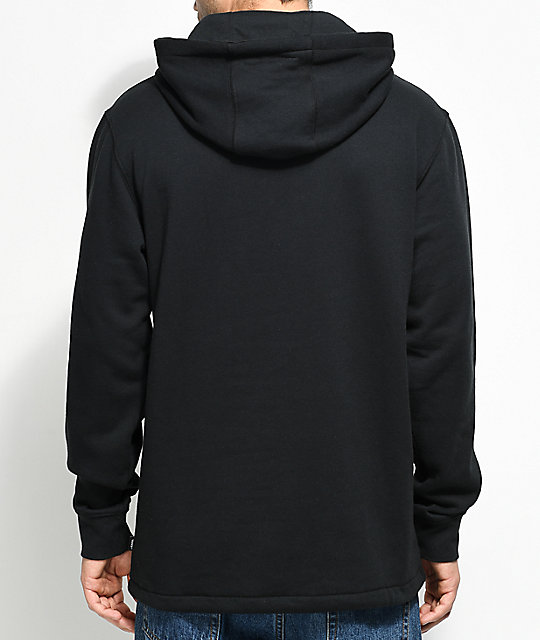 side of hoodie