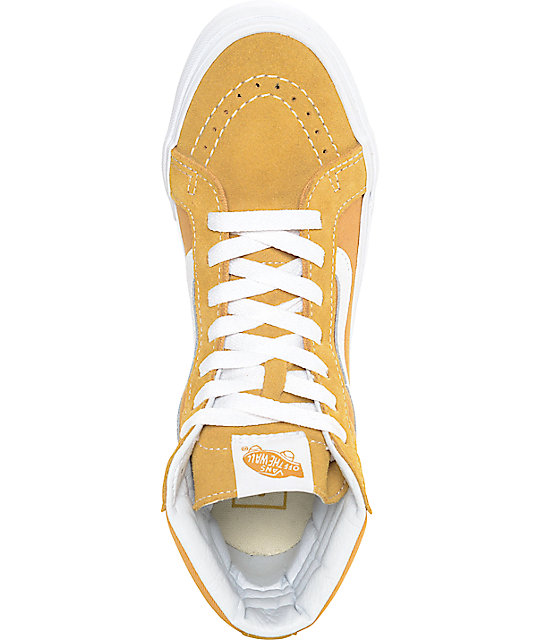 vans sk8 hi women yellow vans sk8 hi women yellow