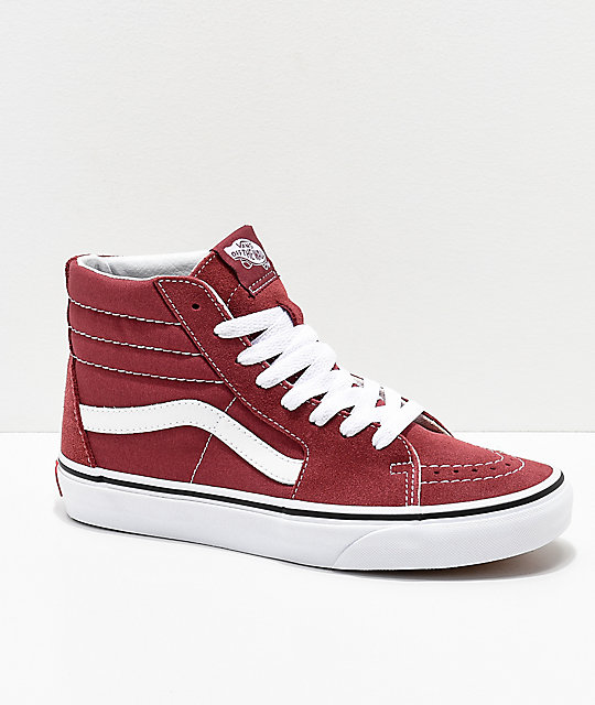 Vans SK8-Hi - Women's Casual - Apple Butter/True White A38GEQ9S Vans SK8-Hi - Women's Casual - Apple Butter/True White A38GEQ9S