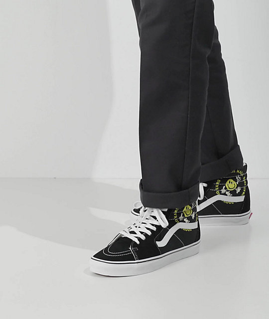 Temmen Zich verzetten tegen vreemd Vans Sk8-Hi Better Day Black & White Skate Shoes