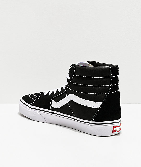 Vans Sk8-Hi Black & White Skate Shoes | Zumiez.ca