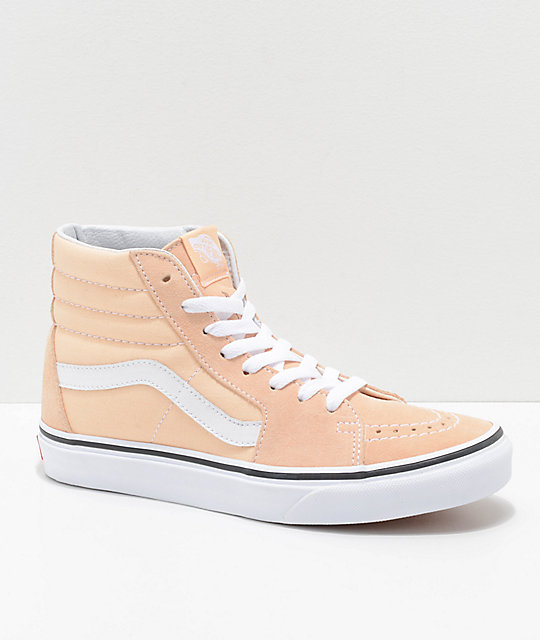 bleached vans sk8 hi