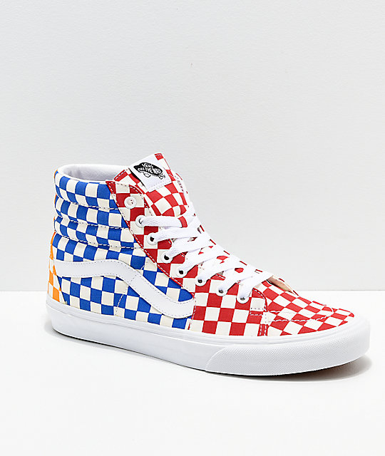 red checkered vans high tops \u003e Up to 68 
