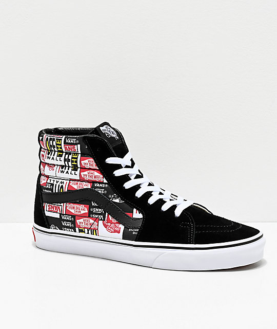 zapatos vans negros altos 2zapatos vans negros altos