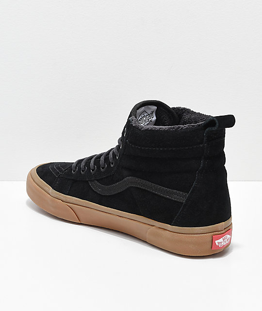 Vans Sk8-Hi MTE Black & Gum Shoes Vans Sk8-Hi MTE Black & Gum Shoes