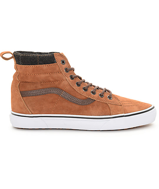 vans high top hombre beige