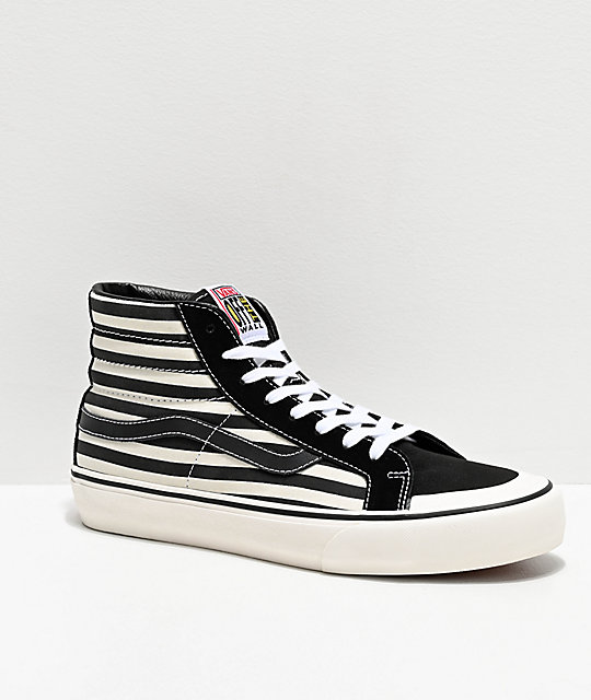 vans negras blanco