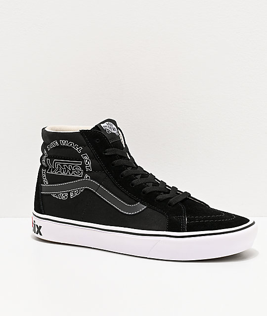 vans sk8hi black