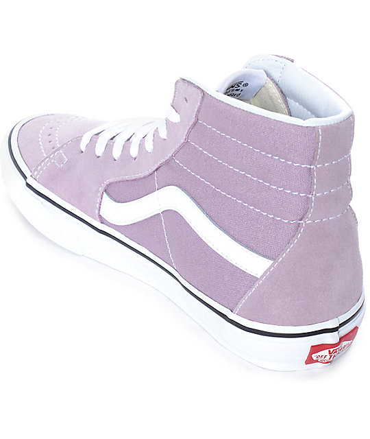 vans sk8 hi womens purple