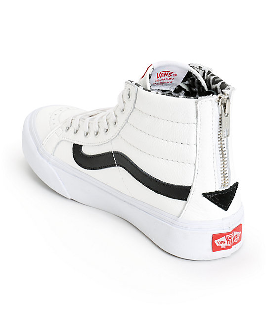vans with zipper on back