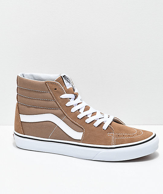 vans sk8 hi brown