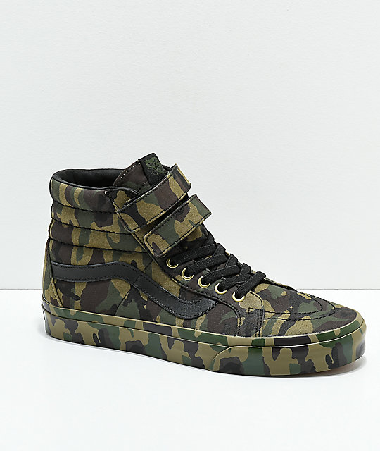 vans camouflage shoes