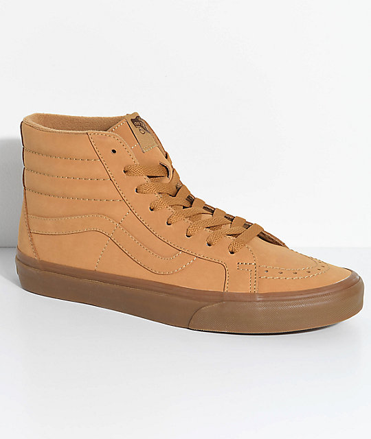 Vans Sk8-Hi Vansbuck zapatos de skate en marrón | Zumiez