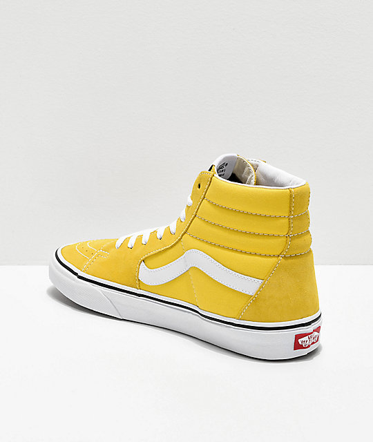 vans sk8 hi yellow