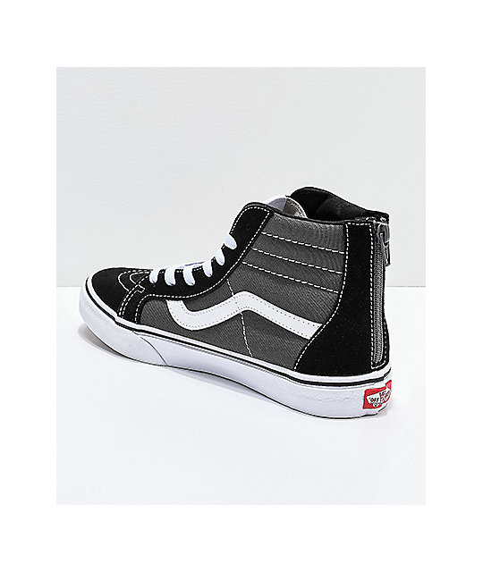 vans negro y gris