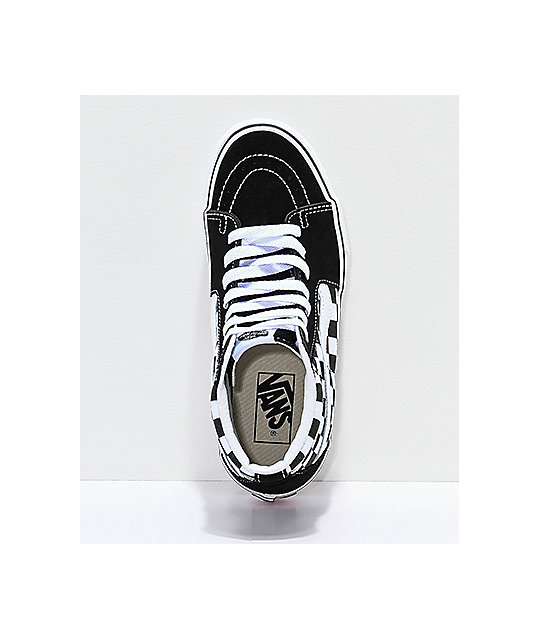vans sk8 hi plataforma cuadros