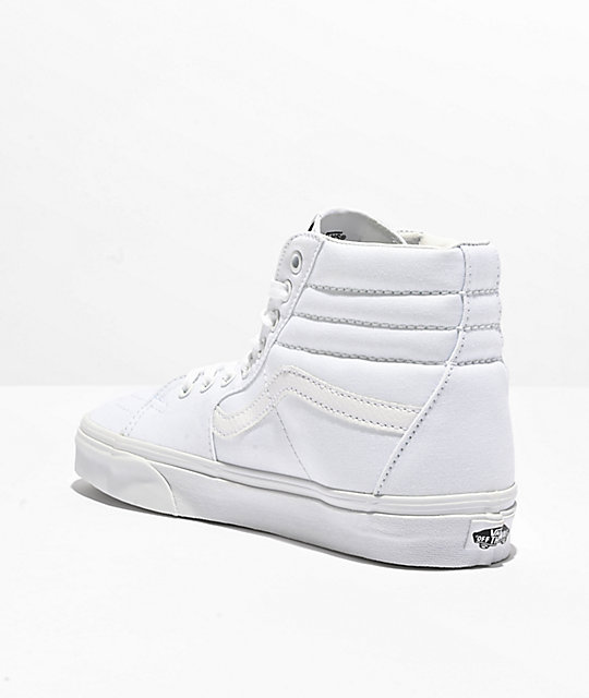 vans sk8 hi hombre blanco