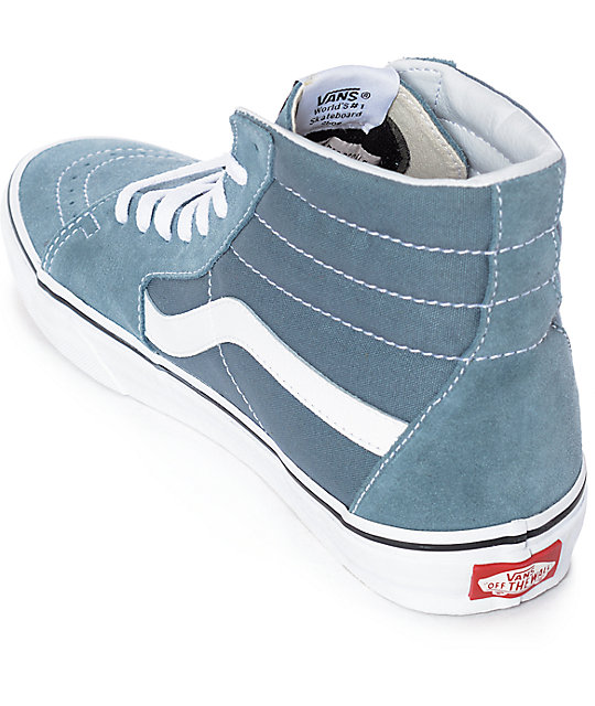 Azul Skate Sk8 Zumiez Zapatos Vans Gris En De Blanco Y Hi UIq1xqw0