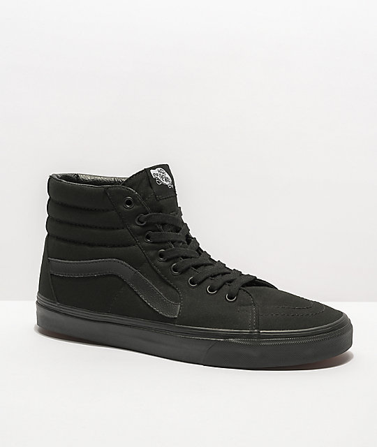 Vans Sk8 Hi zapatos de skate en negro (hombre) | Zumiez