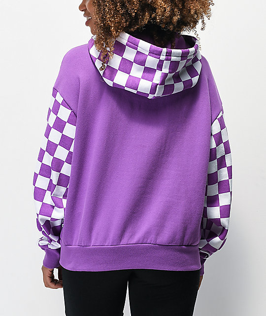 vans purple hoodie