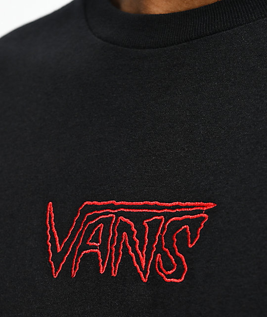 red and black vans shirt