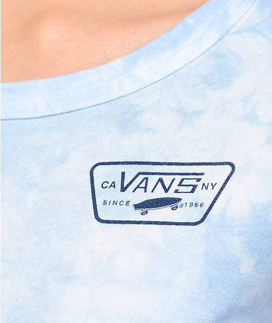 Vans Skimmer Light Blue Cloudwash T-Shirt | Zumiez